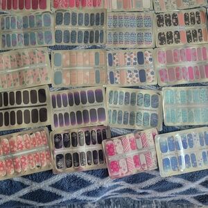 Colorful Nail Wraps Set